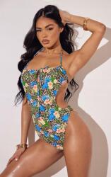 Prettylittlething Leopárdmintás Egyrészes Fürdőruha Virágos Prettylittlething 34