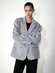 Shein Kabát Rövid Kék Elegáns Blézer 36 S__s