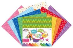 Színes origami papírok 15 x 15 cm - 50 db-os készlet (origami)