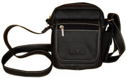  Blázek & Anni kisméretű bőr oldaltáska fekete 20 x 18 cm (BA-80-F)