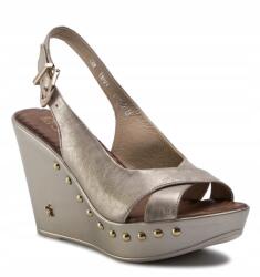 Carinii Arany Színű Bőr Szandál Carinii B4922 Divatos MÉRET40 (B4922/N-F76-000-000-C82)