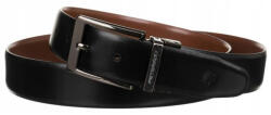  Peterson BAT-CA3 BLACK-BROWN férfi, fekete-barna forgatható csatos bőr öv 105 cm (54924)