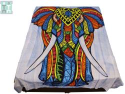  Cuvertura din Bumbac - Elefant - 230 x 211 cm - 1 Buc