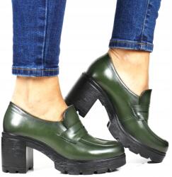 Potocki Magassarkú Bebújós Papucs Zöld Bestseller Lásd Hot Szín 40 (12154 ZIELONE PU)