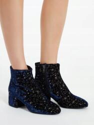 Ash Boka Csizma, sötétkék, textil, Size 36, cirkónia kövekkel (382620)
