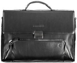Piquadro luxus minőségű fekete bőr aktatáska, laptoptartóval 15, 6" 41 x 31 cm (OUTCA4254S94_NERO_N)