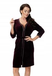 Dorota Női fürdőköpeny Dorota FR-354 velúr szilva cipzáras XL (5902135702895)