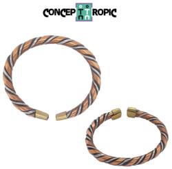  Bratara din Cupru - African Ajustable Copper Bracelet - 7x7 mm - 1 Buc - concepttropic - 220,00 RON