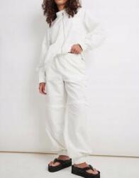 NA-KD Fehér Baggy Elasztikus Jogger Nadrág Dekoratív Zsebekkel Na-kd 34