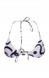 Prettylittlething Mintás Bikini Felső, Size 34, többszínű, 84% poliészter