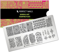 Perfect Nails Körömnyomda Lemez - Mandala Art (PNDNY071)