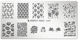 Perfect Nails Körömnyomda Lemez - Love (PNDNY001)