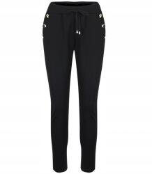 Agrafka Marta elegáns gombos szövetnadrág (Fekete) 40-es (5905756011421)