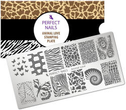 Perfect Nails Körömnyomda Lemez - Animal Love (PNDNY039)