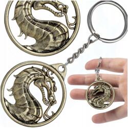 EdiBazzar Táskadísz Sárkány kulcstartó táska szimbólum Totem Kombat (Brelok do kluczy torby zawieszka elegancki)