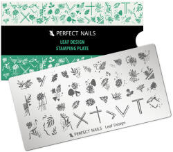 Perfect Nails Körömnyomda Lemez - Leaf Design (PNDNY068)