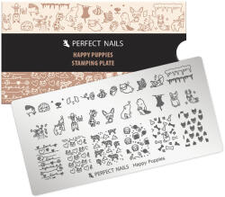 Perfect Nails Körömnyomda Lemez - Happy Puppies (PNDNY067)