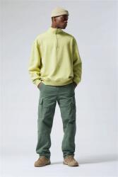 Weekday Pisztáciaszínű Oversize Cipzáras Pulóver (xs) (523109)