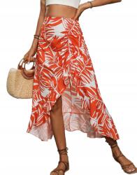 Shein Fodros Szoknya Narancssárga S__s