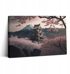 Wallfluent Vászonkép Látványos Vendégszoba Ázsiai Torony Virágok (010030010150000075348)