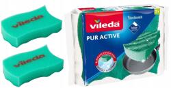 Vileda Teflon Mosogatószer Vileda Pur Active Szivacs 2 Db (ZMYWAK DO TEFLONU VILEDA PUR ACTIVE GĄBKA 2x)