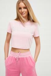 Guess Rózsaszín Velúr Logó Felső (s) (590298)