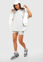 Boohoo Szürke Kerékpáros Rövidnadrág, Size XL, 100% pamut