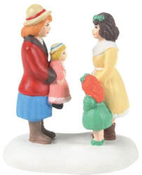  Department 56 Dickens Village Girls with their Dolls