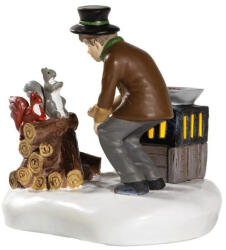  Department 56 Dickens Village Enough to Share (Man with Squirrel)