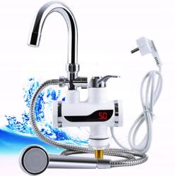 Átfolyós Vízmelegítő Zuhanyfej 3000 LCD Pult Csaptelep (PODGRZEWACZ WODY PRYSZNIC BLAT)