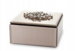 Art-Pol Ékszertartó doboz üveg rózsaszín dekoratív (136718)