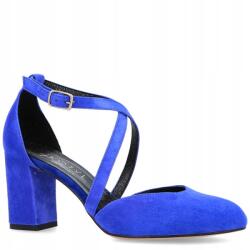 Kotyl Bőr cipő Kotyl 7075 Kék 40 (KOTYL 7075 CHABER ZAMSZ)