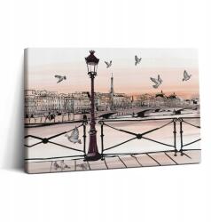 Wallfluent Vászonkép Canvas Otthon Loft Lakberendezés Szajna Napnyugta (010030010150000008242)