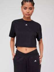 adidas Rövid Fekete Logós Póló (L) (560749)