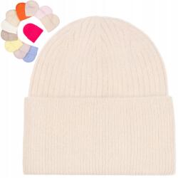 Majka Női Téli Gyapjú Sapka Lengyel Márka Bélelt 60% Angora Bézs (Czapka Heidi (polarowa) SD90 pastelowa 46786)