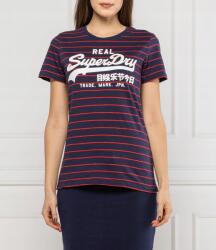 Tom Tailor Sötétkék Csíkos Póló (40) (590677)