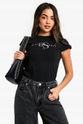 Boohoo LC84313 Boohoo Fekete Nyomott Mintás Póló 90 (37) L