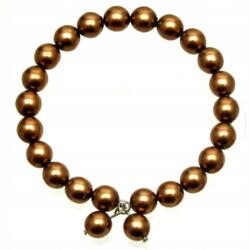  Barna gyöngyökből készült karkötő (0608-13 SAH)