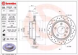 Brembo Féktárcsa 09.7727. 1X/BRE