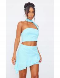 Prettylittlething Kék Mini Szoknya (36) (565275)
