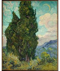  Vászonkép Fa Keretben Ciprus Vincent Van Gogh 60x40 CM (60x40)