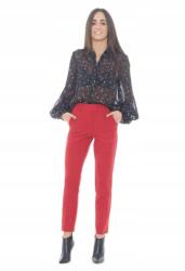 Silvian Heach Piros Elegáns Női Nadrág, Size XS (375403)