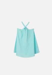 VERO MODA Világoskék Mini Ruha, Size M, kék, pamut (476263)