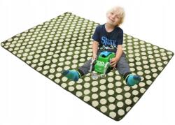Elsimone Carpet Gyerek plüss szőnyeg 3D puha plüss olíva 160x220 cm (dywaneo nice plusz)