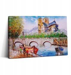 Wallfluent Falikép Canvas Modern Irodai Festmény Csónak 30x20 cm (010030010150000075149)