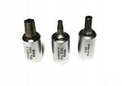 Wiha 1/4" dugókulcsok Torx/hex véggel 3 db (409)