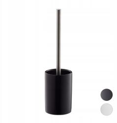 Relaxdays Wc kefe kerámia fürdőszobai tárolóval RelaxDays fekete (10024106_46)