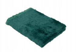 Orient Fashion Kötött plüss 3D Hópehely, Erdei zöld 1/2 M (Minky_Plush_3D Śnieżynki_43_Leśny_zielony 0,5)