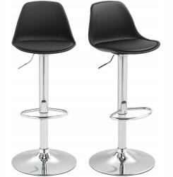 Homcom Hoker Homcom szürke 104 cm műanyag bárszék szett (HOMCOM)