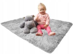 Elsimone Carpet Puha Plüss Gyerekszőnyeg EZÜST160x220 cm (Softi Kids)